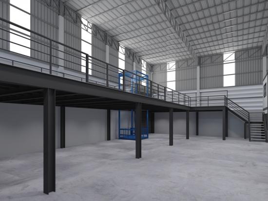 Mezznine racks